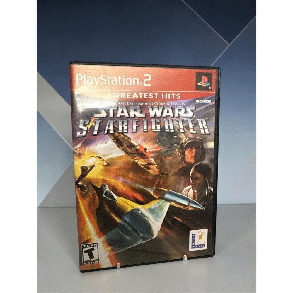 STAR WARS STARFIGHTER PLAYSTATION 2 PS2 COMPLETE IN BOX W/ MANUAL